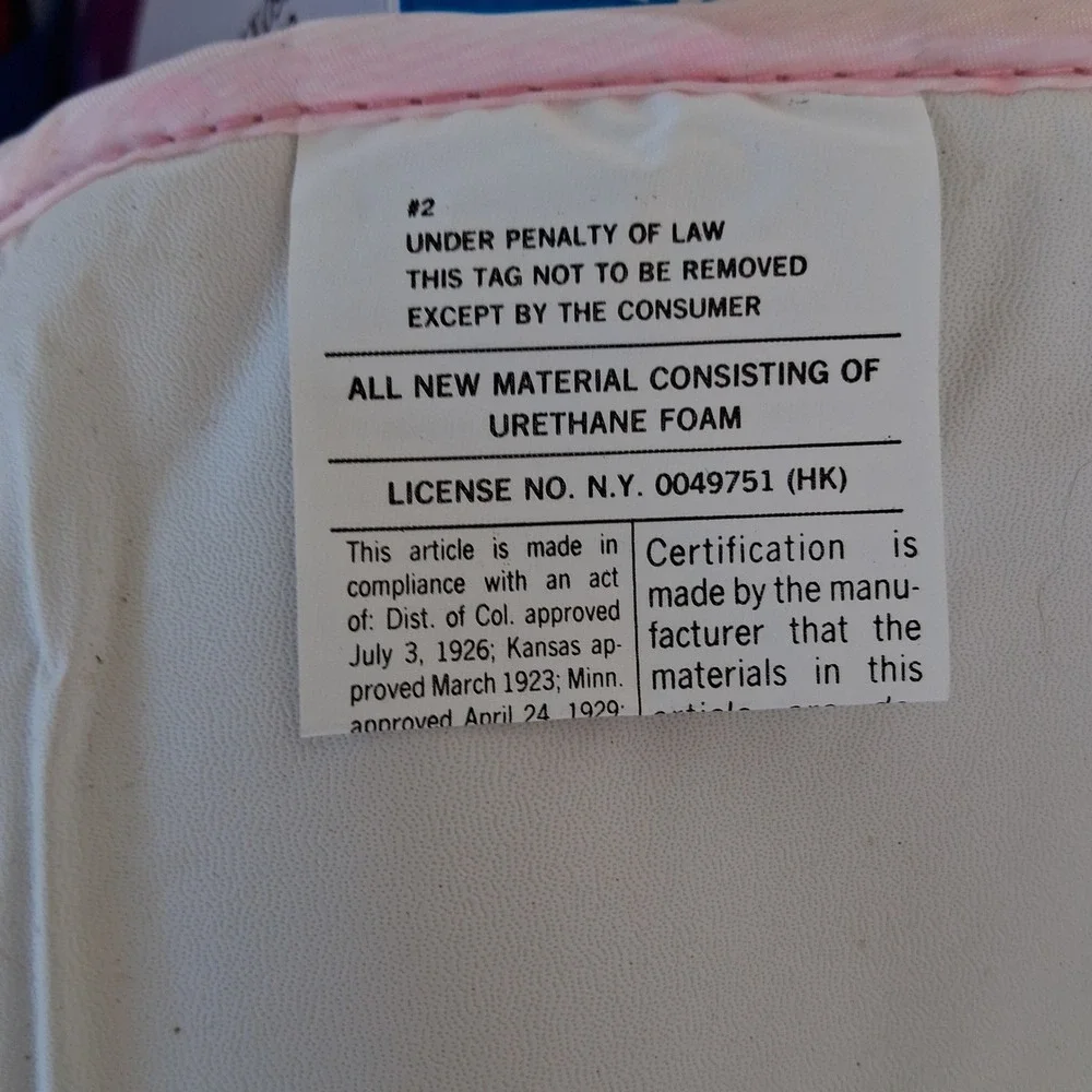 Vintage 80s 90s Vinyl Diaper Bag Pink Mint Green Geometric w/changing pad EVC